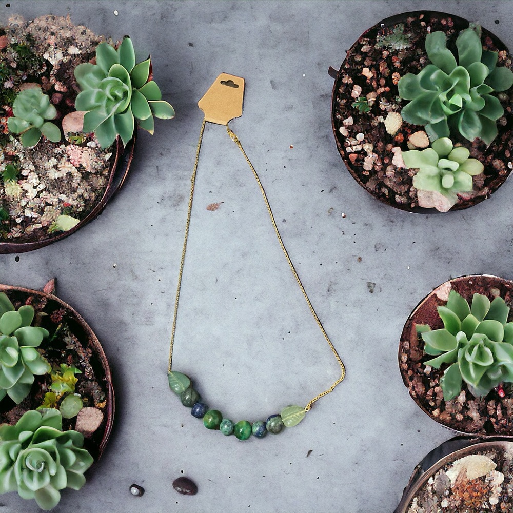 Aventurine and Jade necklace